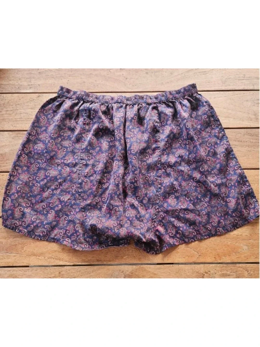 Vintage Men's Victoria's Secret Silk Paisley Sleep Loungewear Gold Label Unisex